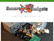 Tablet Screenshot of generalguitargadgets.com